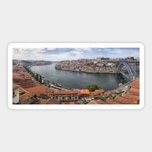 The Red Roofs of Porto Sticker